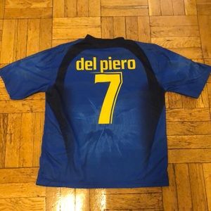Del Piero Italia Football Jersey #7